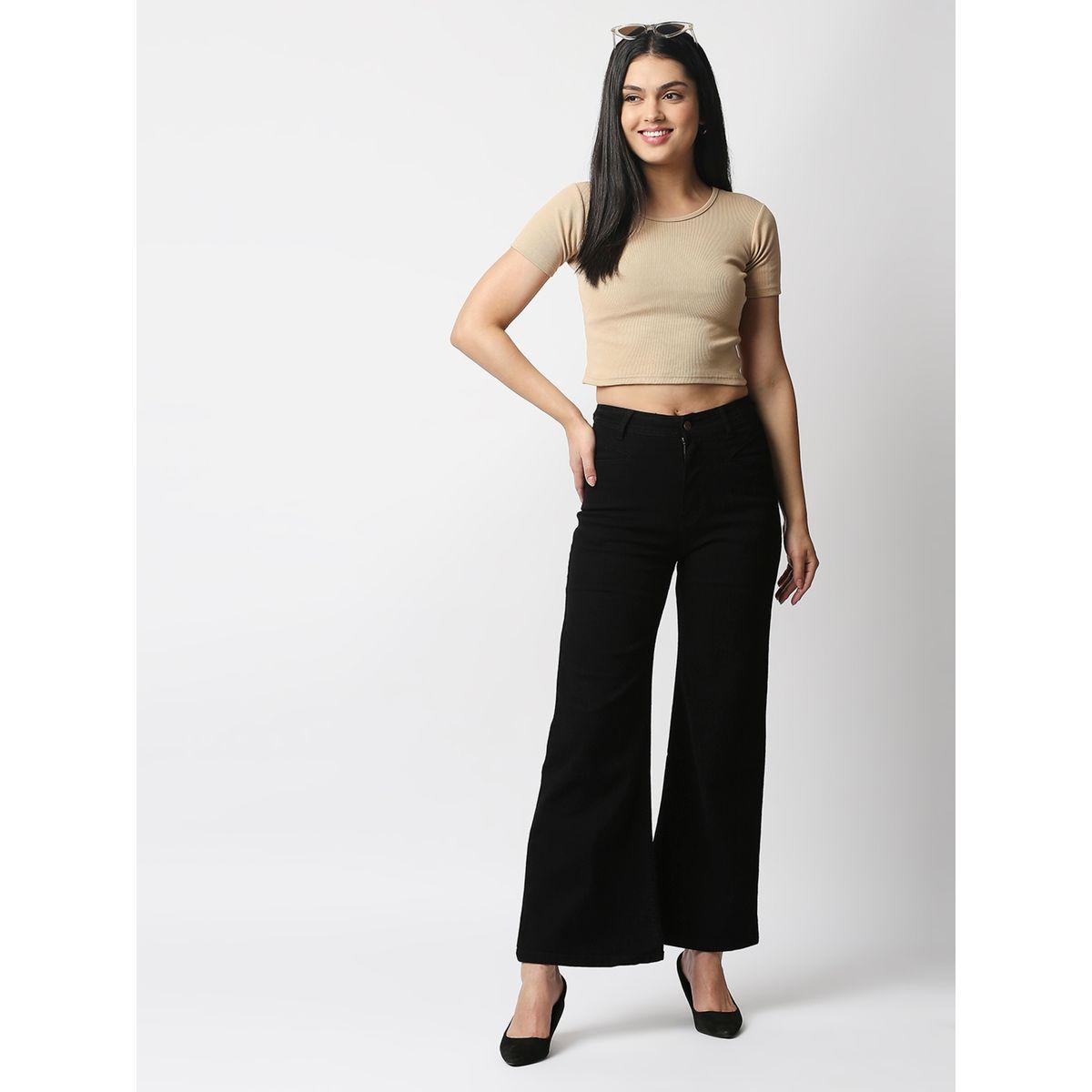 High Star Wide Leg High Rise Stretchable Jeans-women-clothing-bottoms-jeans-image-4