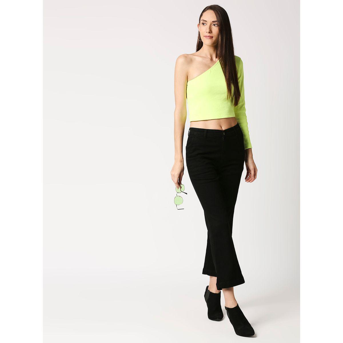 High Star X Styli  High Rise Bootcut Clean Look Stretchable Jeans-women-clothing-bottoms-jeans-image-1