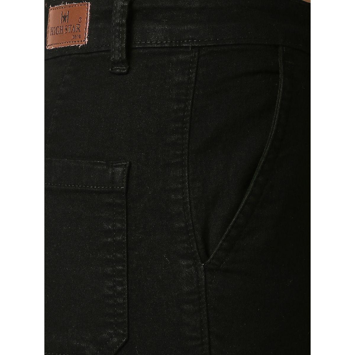 جينز بوت كات بنسيج مطاط وخصر عالي هاي ستار × ستايلي-women-clothing-bottoms-jeans-image-6