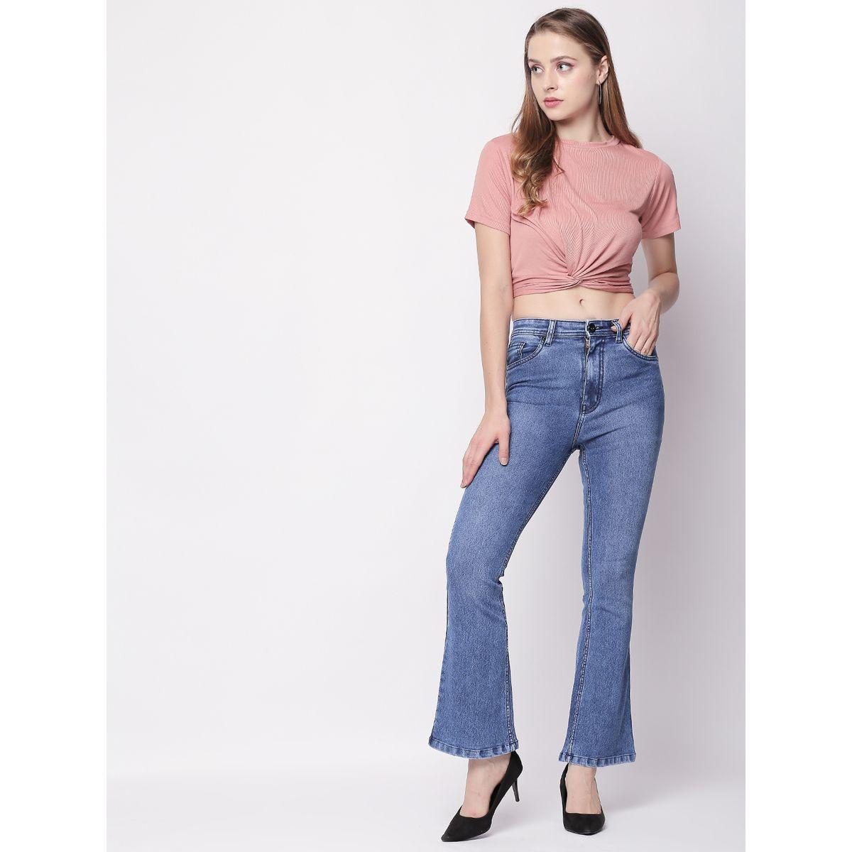 High Star X Styli  Mid Rise Bootcut Clean Look Stretchable Jeans-women-clothing-bottoms-jeans-image-6