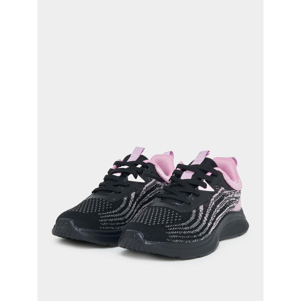 Styli Wave Pattern Lace Up Sports Sneakers-sports-women-shoes-image-2