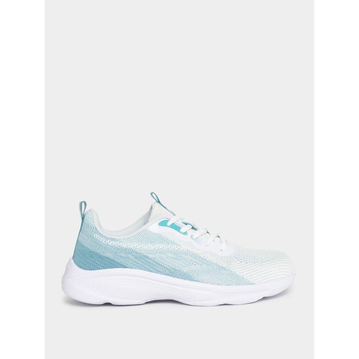 Styli Knitted Mesh Color Block Sports Sneakers-women-shoes-sneakers-image-1