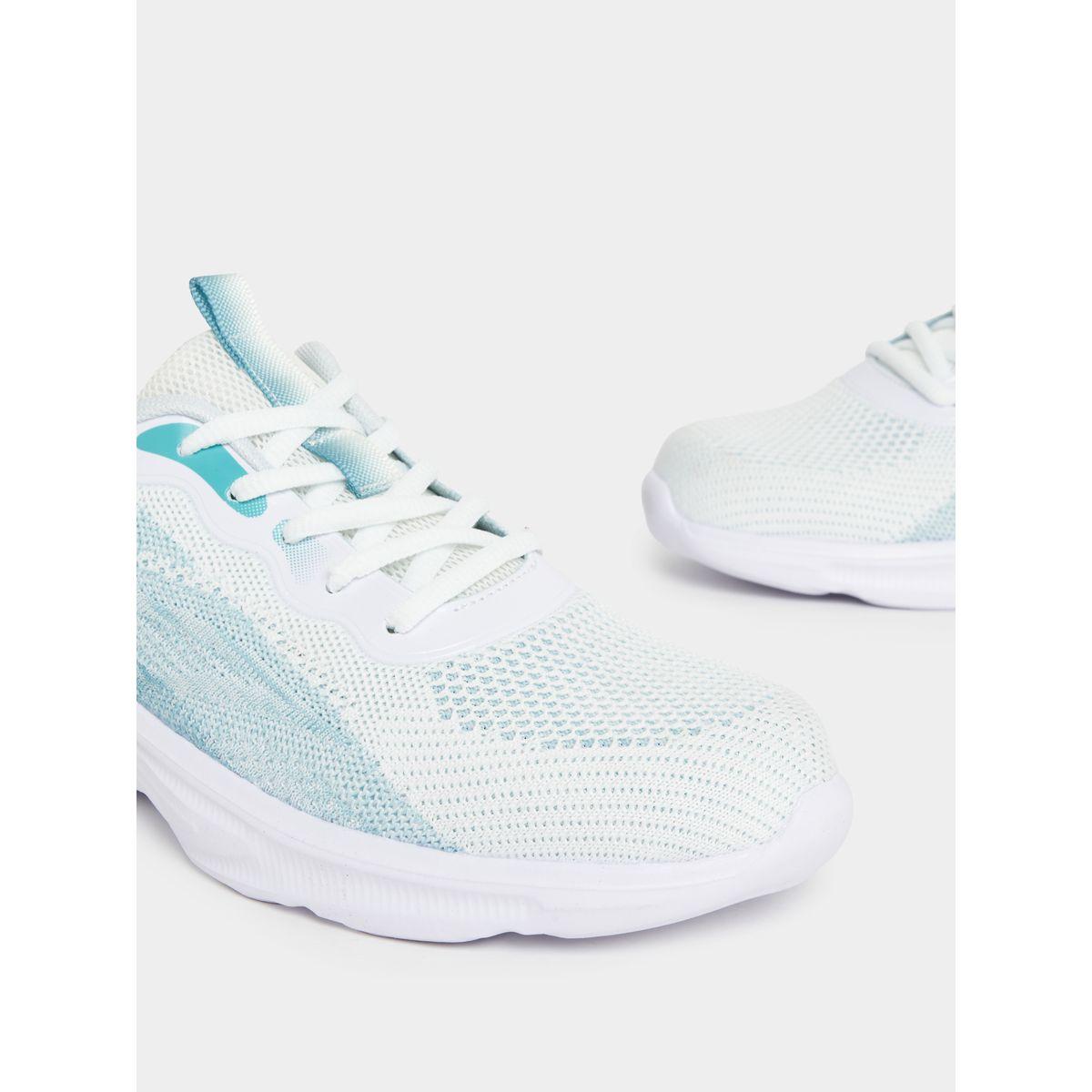 Styli Knitted Mesh Color Block Sports Sneakers-women-shoes-sneakers-image-3