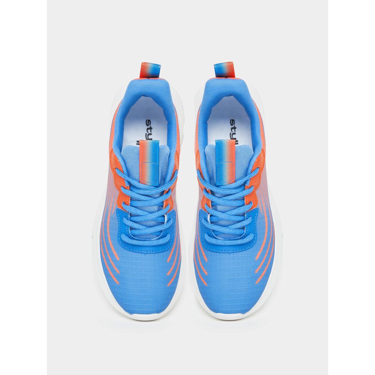 Styli Wave Print Lace-Up Sports Sneakers-women-shoes-sneakers-image-5