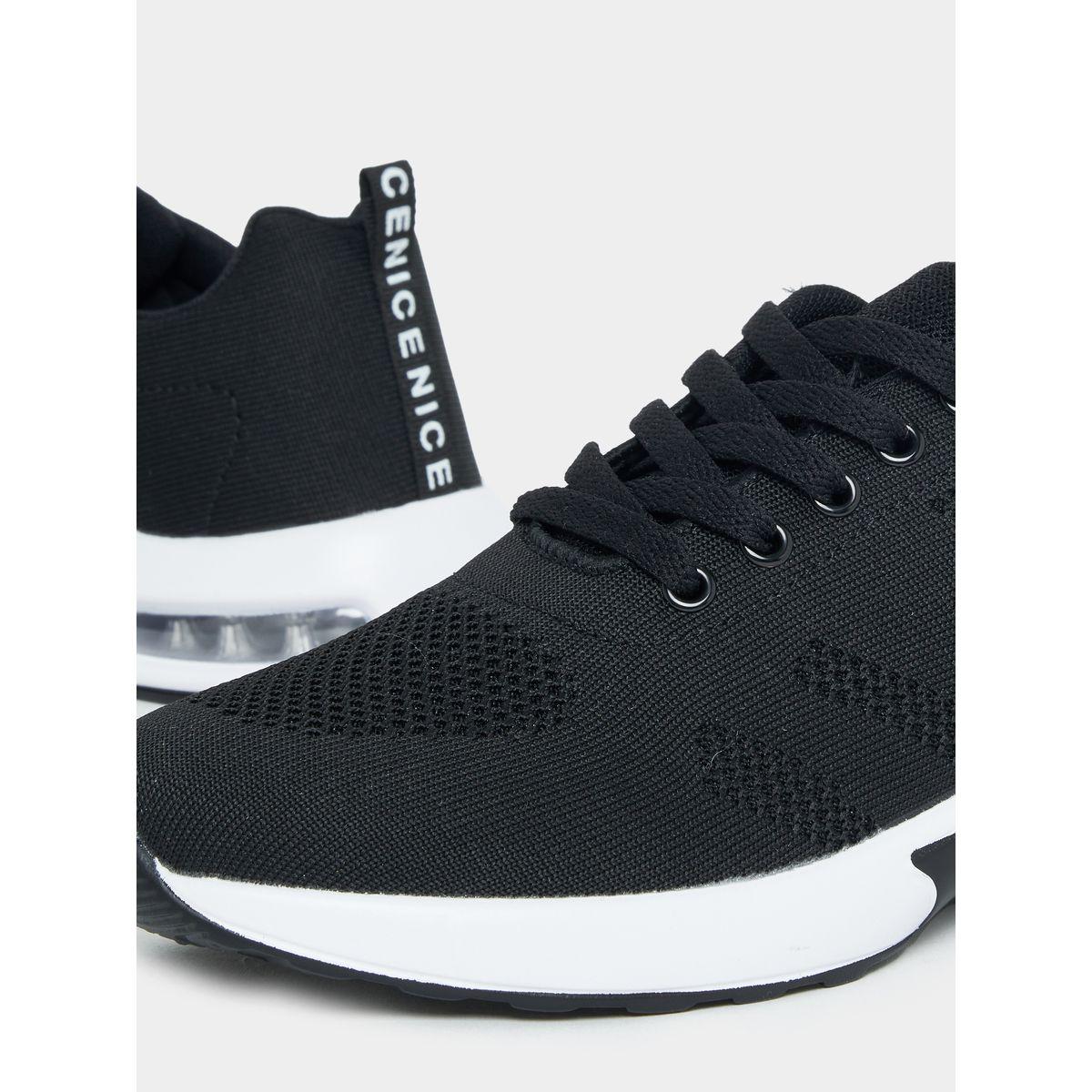 Styli Taping Detail Lace Up Sneakers-women-shoes-sneakers-image-5
