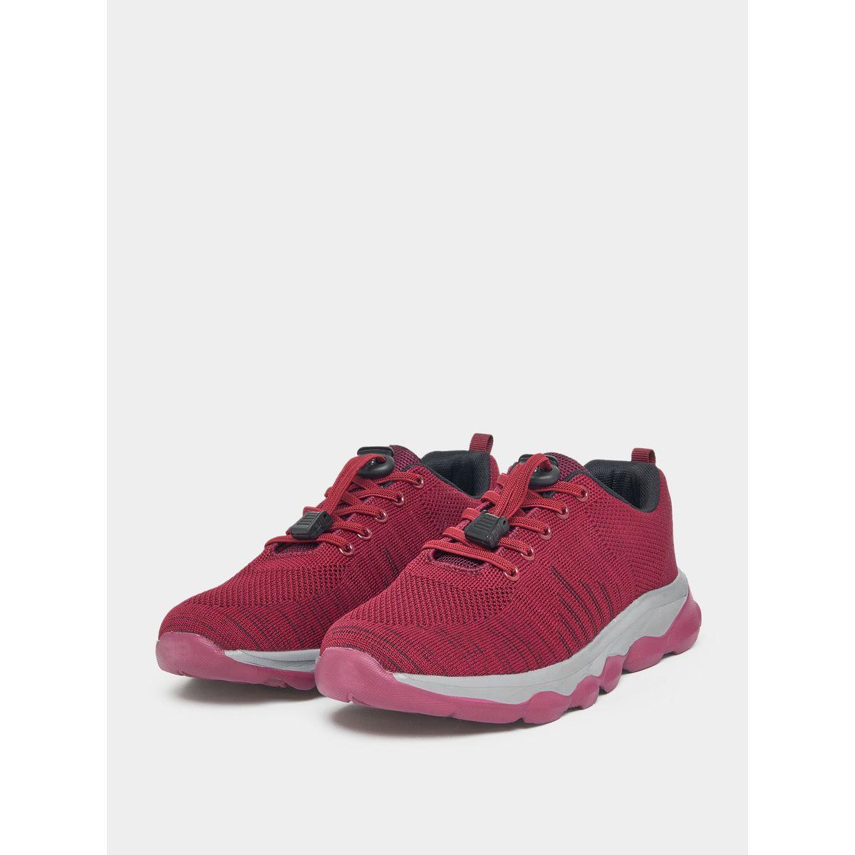 Styli Textured Lace Up Tennis Sneakers-women-shoes-sneakers-image-1