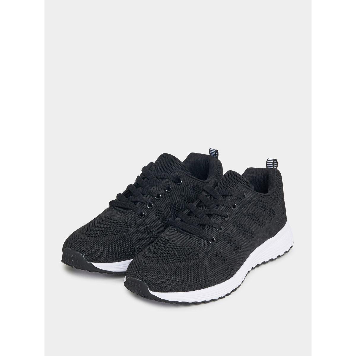 حذاء سنيكرز بتفاصيل بارزة الملمس مع اربطة-women-shoes-sneakers-image-2