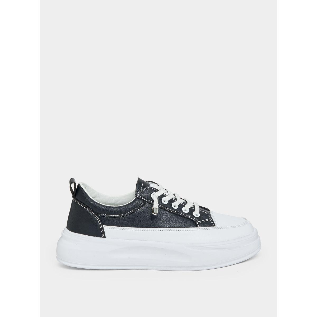 Styli Platform Heel Lace-Up Skater Shoes-women-shoes-sneakers-image-2