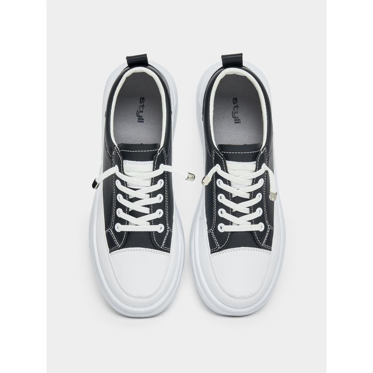 Styli Platform Heel Lace-Up Skater Shoes-women-shoes-sneakers-image-5