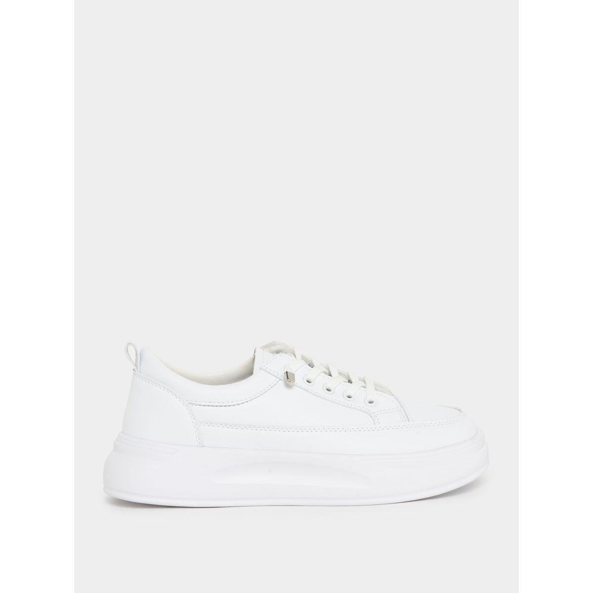 Styli Platform Heel Lace-Up Skater Shoes-women-shoes-sneakers-image-1