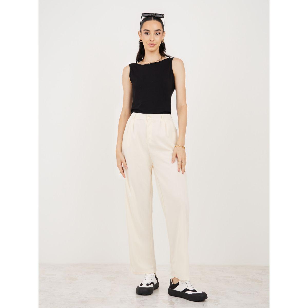 Styli Mid Rise Basic Straight Leg Pants-women-clothing-bottoms-trousers-image-2