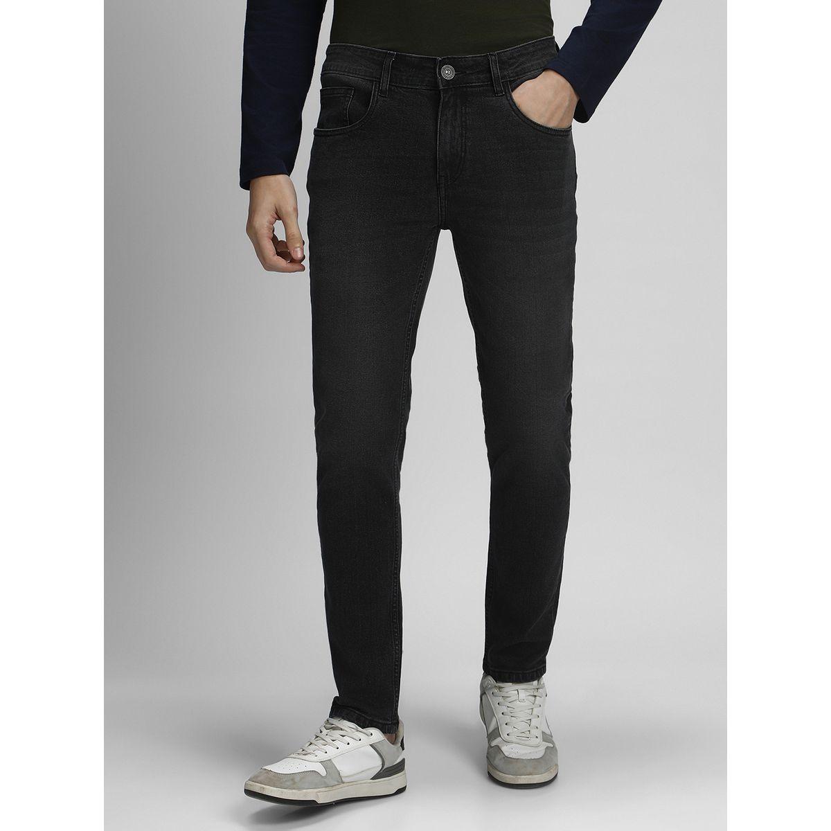 Dennis Lingo X Styli  Solid Slim Fit Jeans-men-clothing-bottoms-jeans-image-1