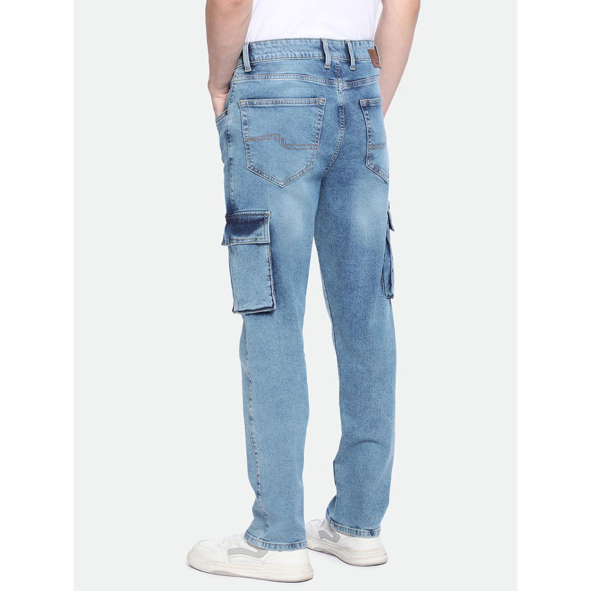 Dennis Lingo X Styli  Slim Fit Cargo Jeans with Belt Loops-men-clothing-bottoms-jeans-image-2