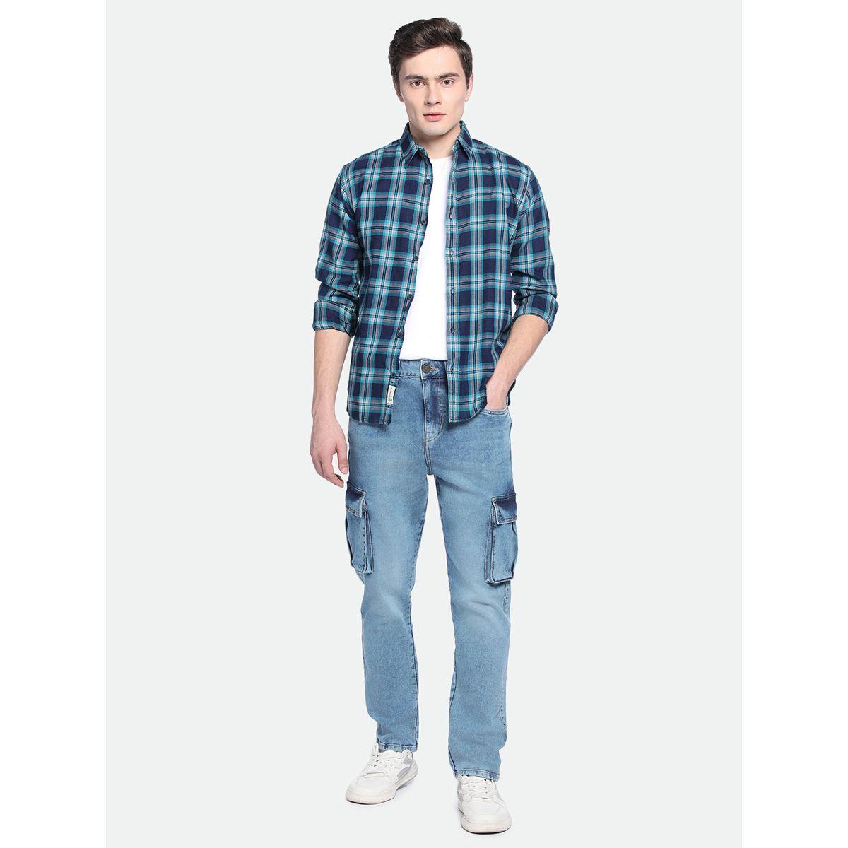Dennis Lingo X Styli  Slim Fit Cargo Jeans with Belt Loops-men-clothing-bottoms-jeans-image-4