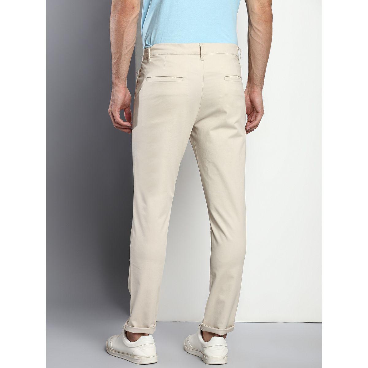بنطال تشينو بقصة مستدقة وخصر متوسط دينيس لينجو × ستايلي-men-clothing-bottoms-trousersandchinos-chinos-image-2