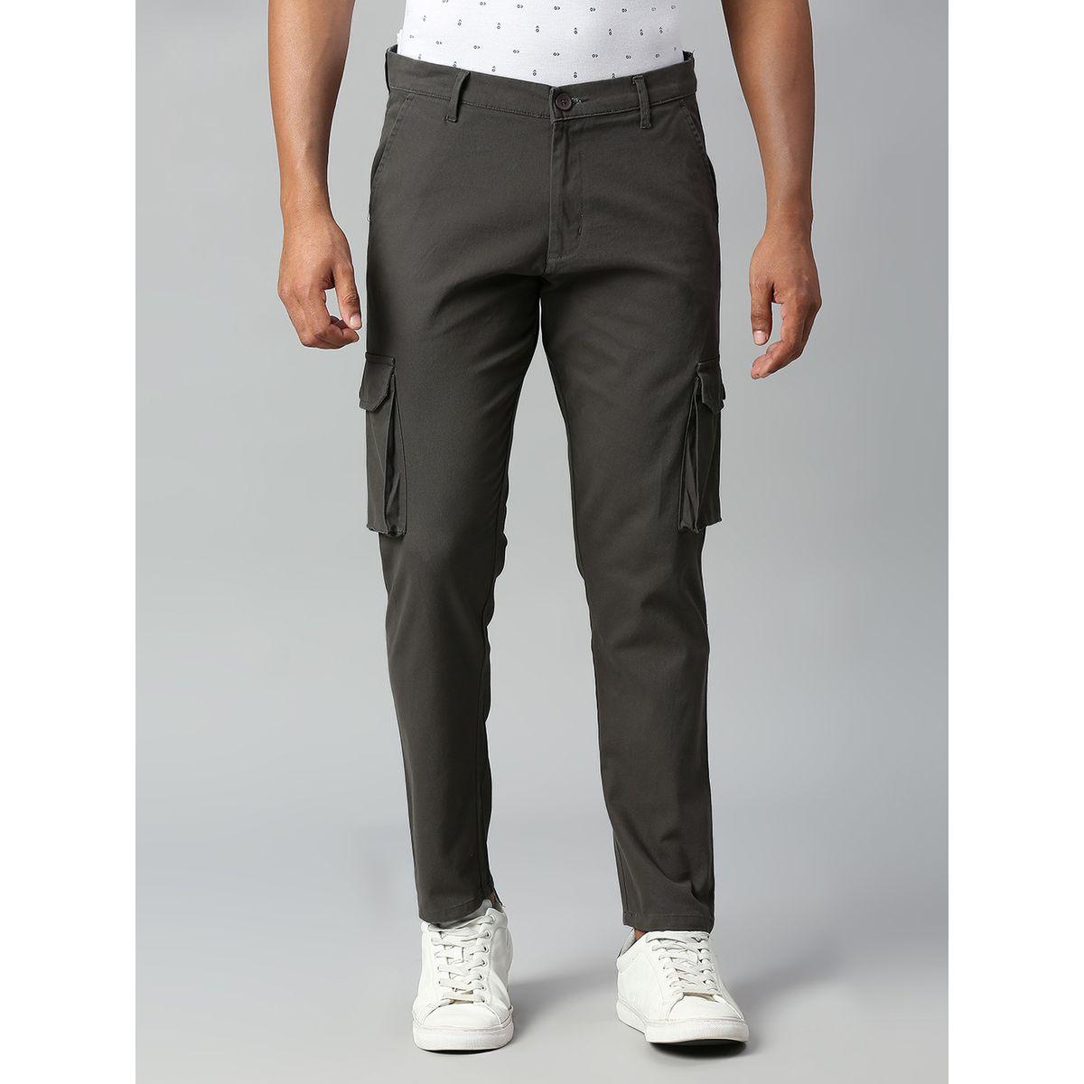 Dennis Lingo X Styli  Tapered Fit Cargo Trousers with Belt Loops-men-clothing-bottoms-trousersandchinos-trousers-image-1