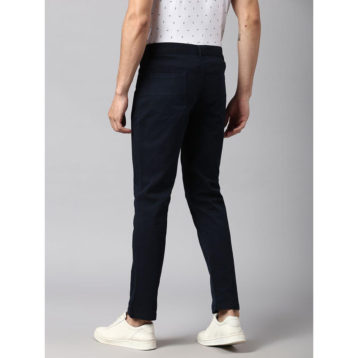 بنطال كاجوال بقصة سليم فت مع جيوب دينيس لينجو × ستايلي-men-clothing-bottoms-trousersandchinos-trousers-image-2