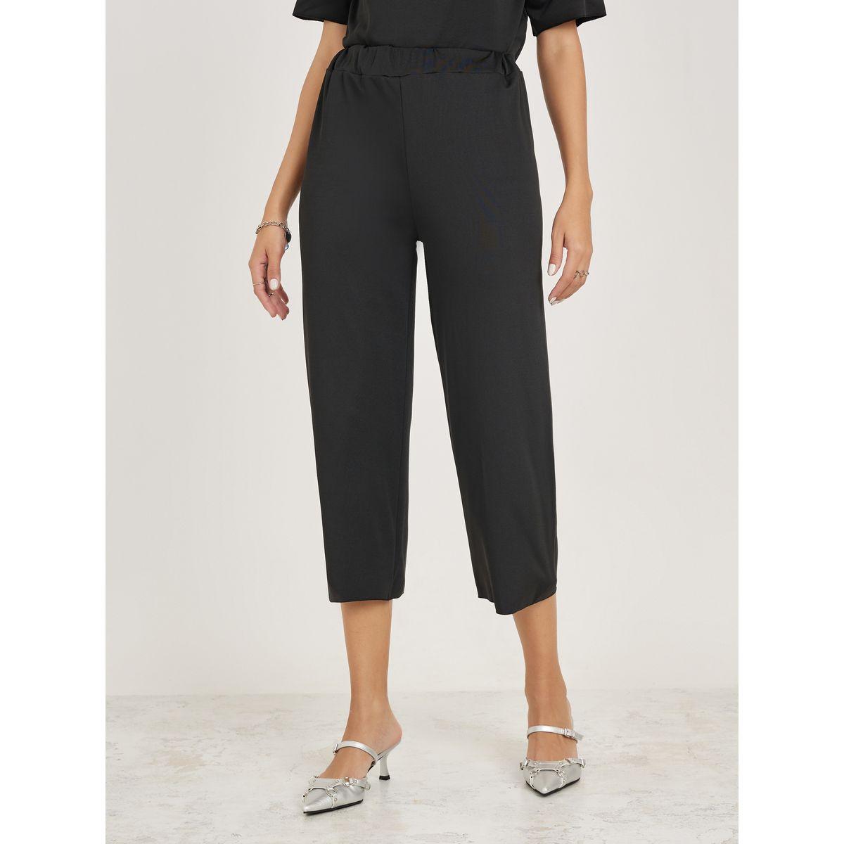 Styli Taping Bow Detail T-Shirt & 3/4 Pants Co-Ords-women-clothing-coordsets-image-6
