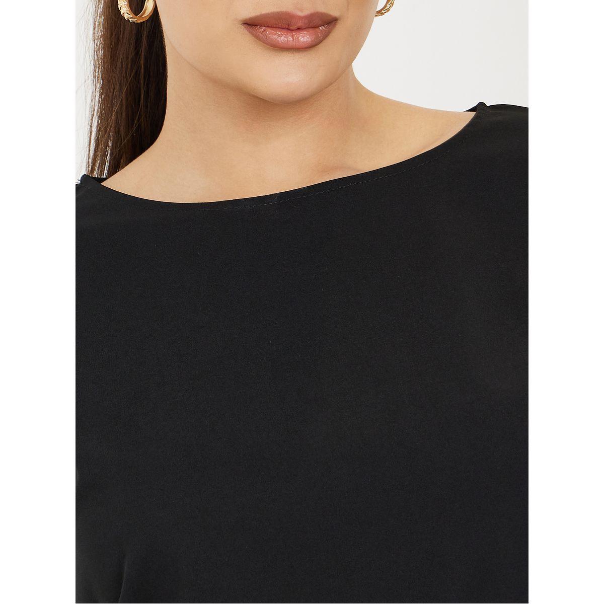 Styli Boat Neck Boxy Fit T-Shirt & Cropped Pants Co-Ords-women-clothing-coordsets-image-3
