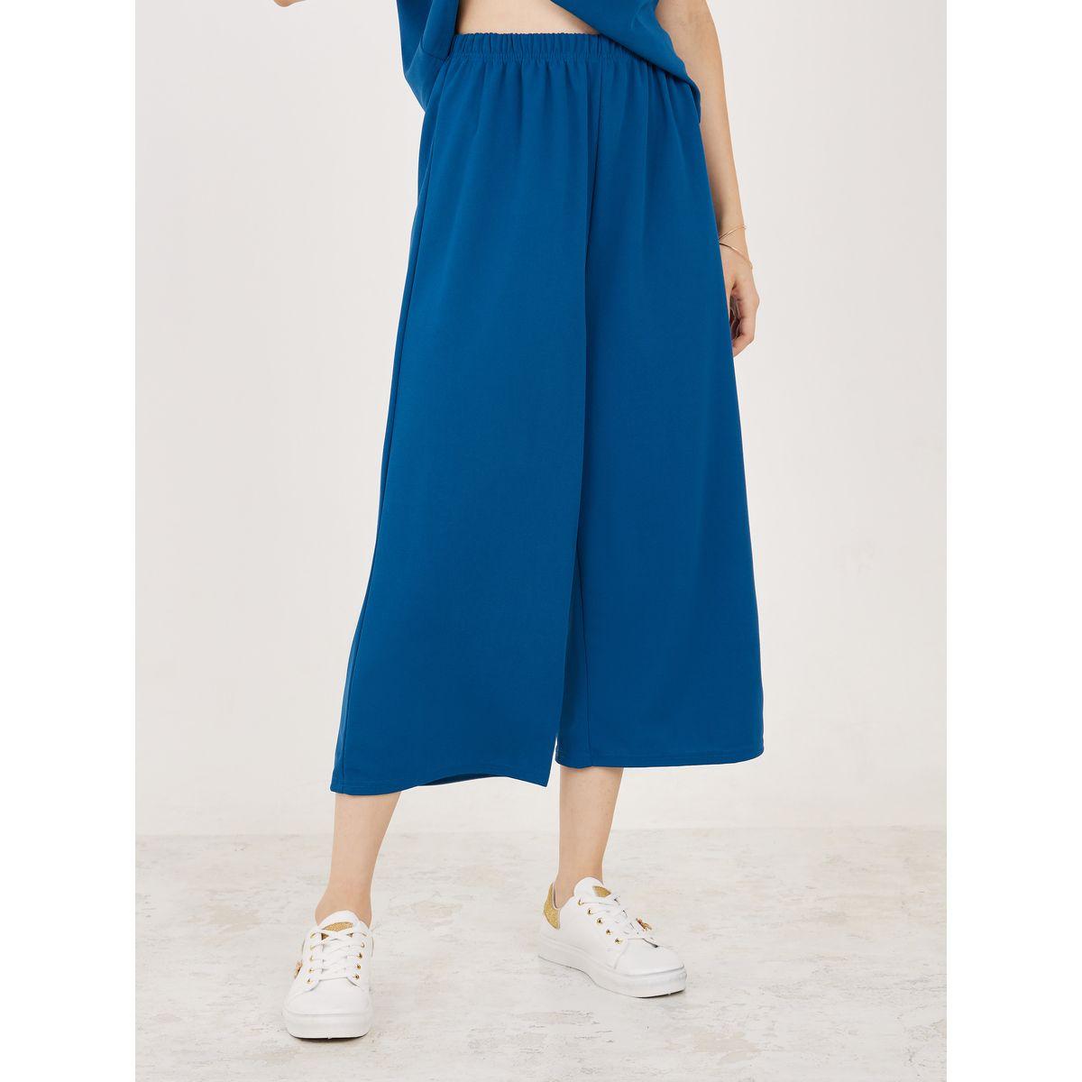 Styli Boat Neck Boxy Fit T-Shirt & Cropped Pants Co-Ords-women-clothing-coordsets-image-5