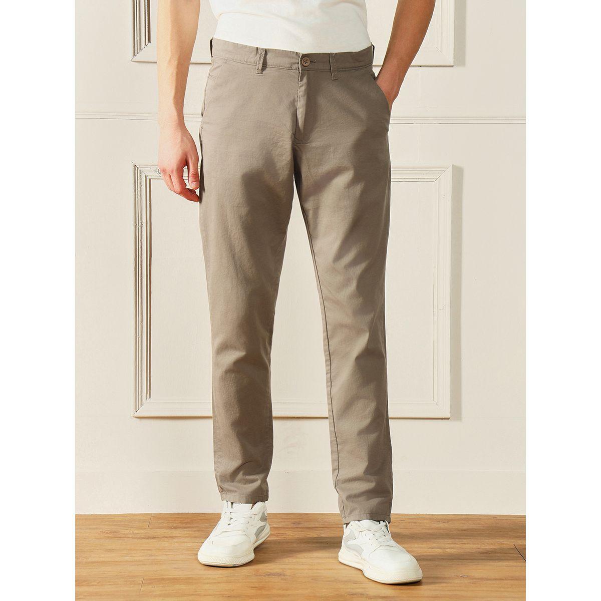 بنطال تشينو بقصة سليم فت دينيس لينجو × ستايلي-men-clothing-bottoms-trousersandchinos-chinos-image-1