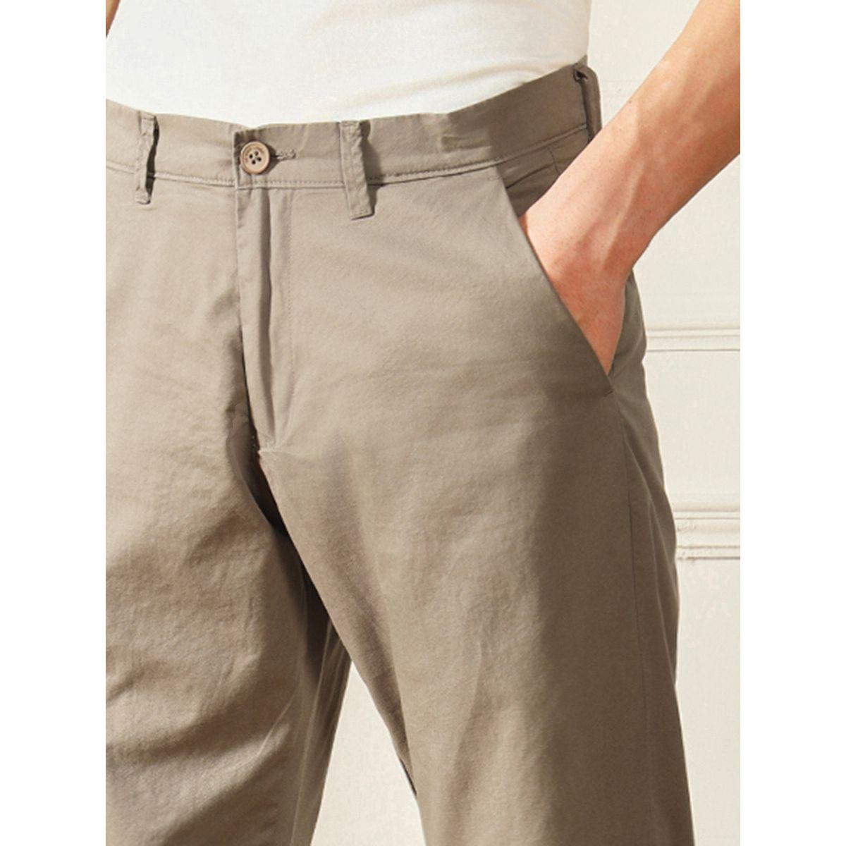 بنطال تشينو بقصة سليم فت دينيس لينجو × ستايلي-men-clothing-bottoms-trousersandchinos-chinos-image-3