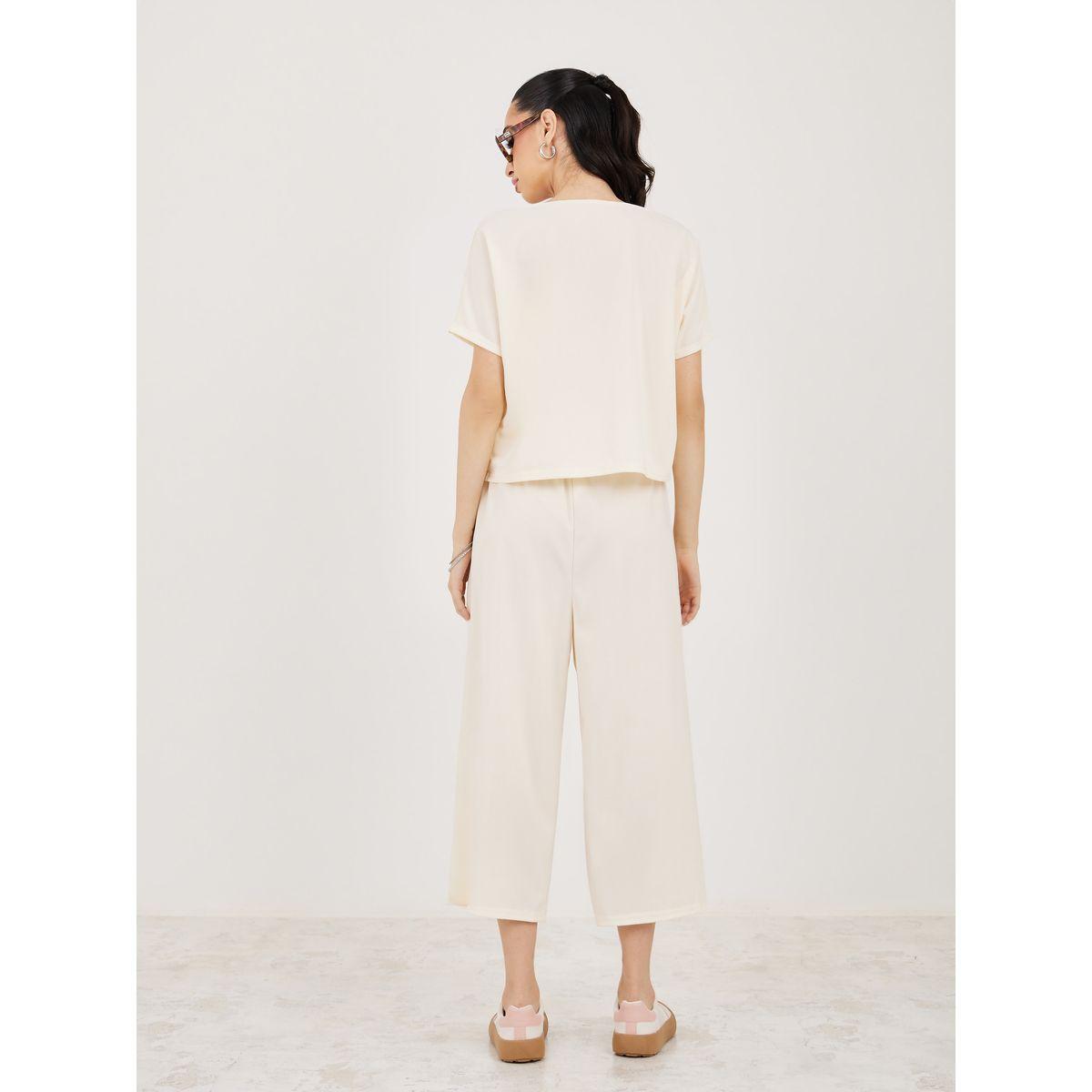 Styli Boat Neck Boxy Fit T-Shirt & Cropped Pants Co-Ords-women-clothing-coordsets-image-4