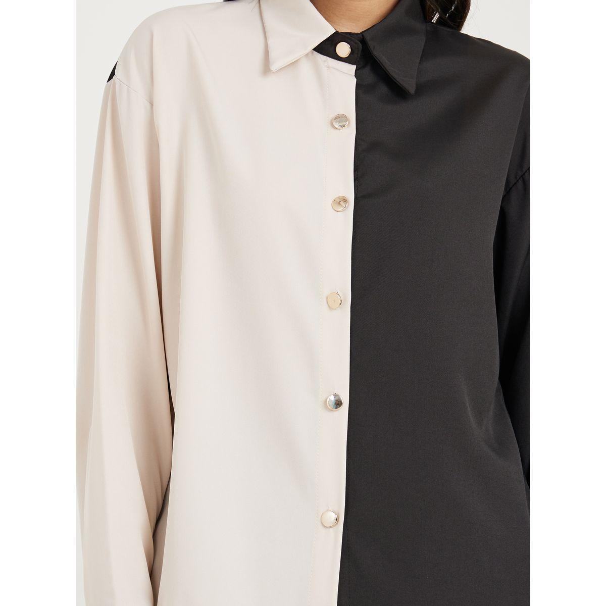 Styli Colorblock Oversized Shirt-women-clothing-shirtsandblouses-shirts-image-4