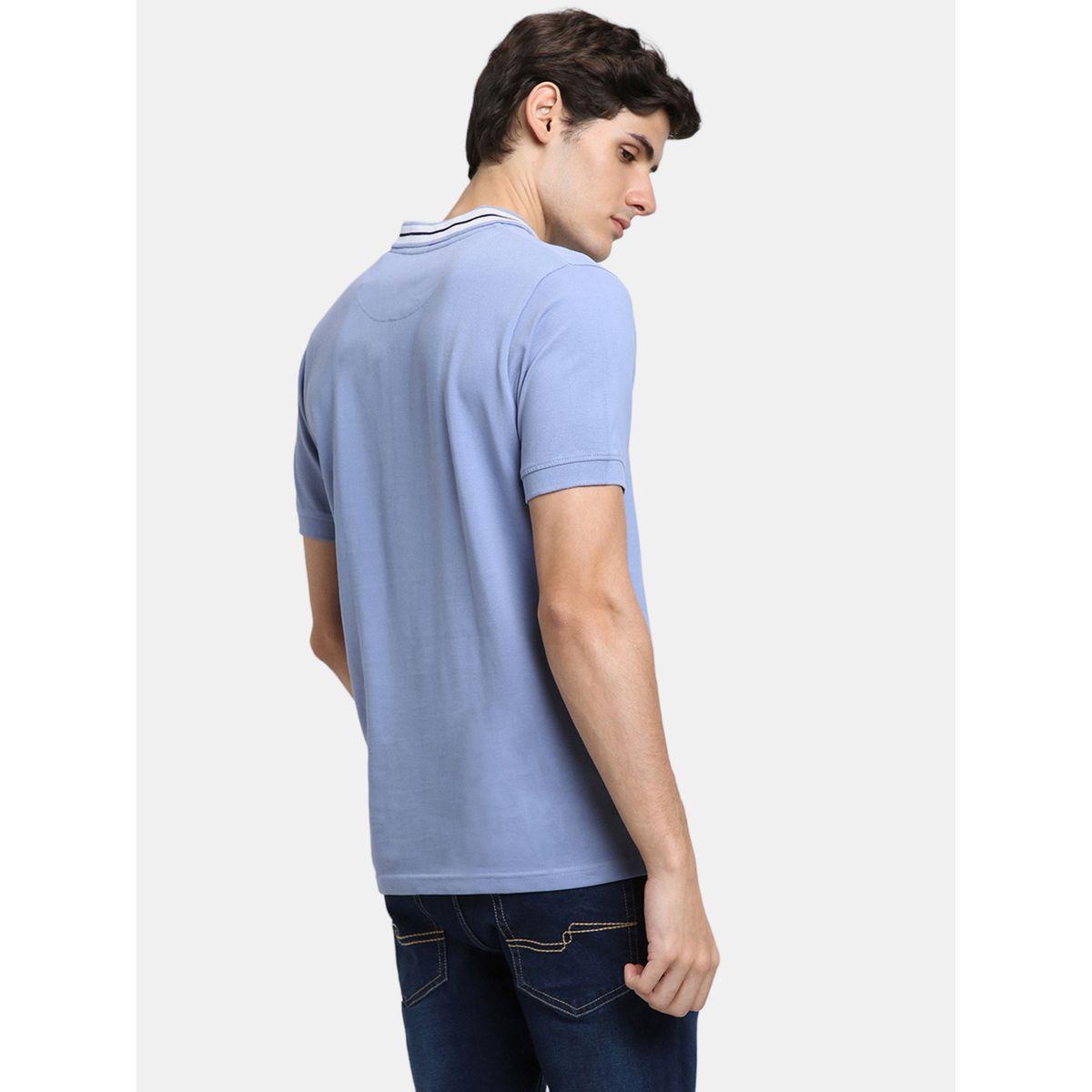 تيشيرت بياقة بولو مع اكمام قصيرة دينيس لينجو × ستايلي-men-clothing-tshirtsandpolos-tshirts-image-2