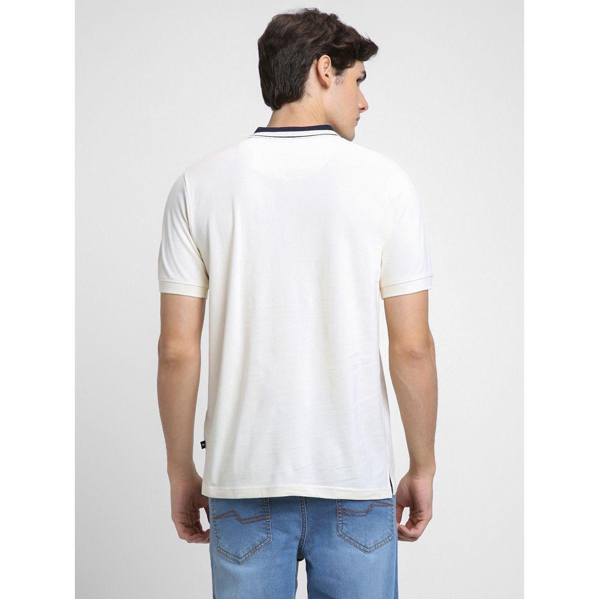 تيشيرت بولو بقصة سليم فت دينيس لينجو × ستايلي-men-clothing-tshirtsandpolos-polos-image-2