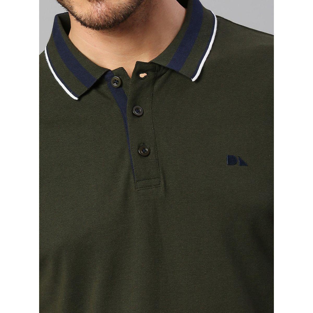 تيشيرت بولو بقصة سليم فت واكمام قصيرة دينيس لينجو × ستايلي-men-clothing-tshirtsandpolos-polos-image-2