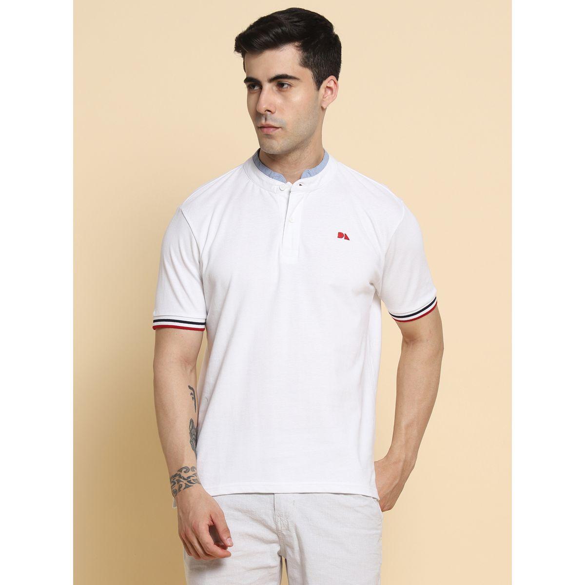 Dennis Lingo X Styli  Mandarin Collar Slim Fit Polo-men-clothing-tshirtsandpolos-tshirts-image-1