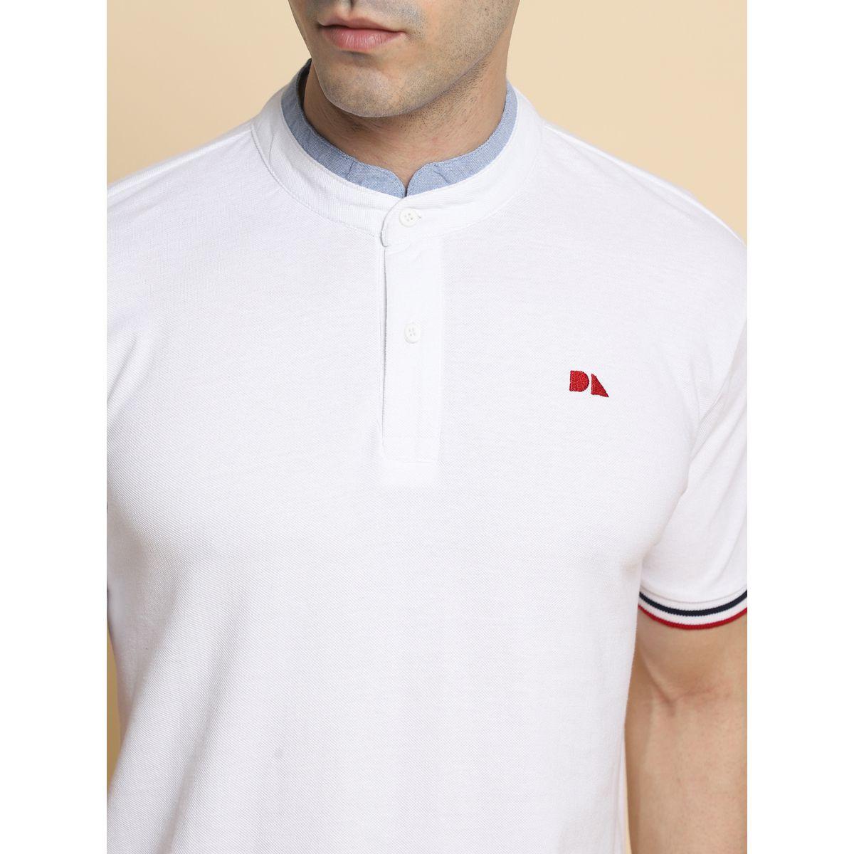 تيشيرت بياقة بولو وقصة سليم فت دينيس لينجو × ستايلي-men-clothing-tshirtsandpolos-tshirts-image-2