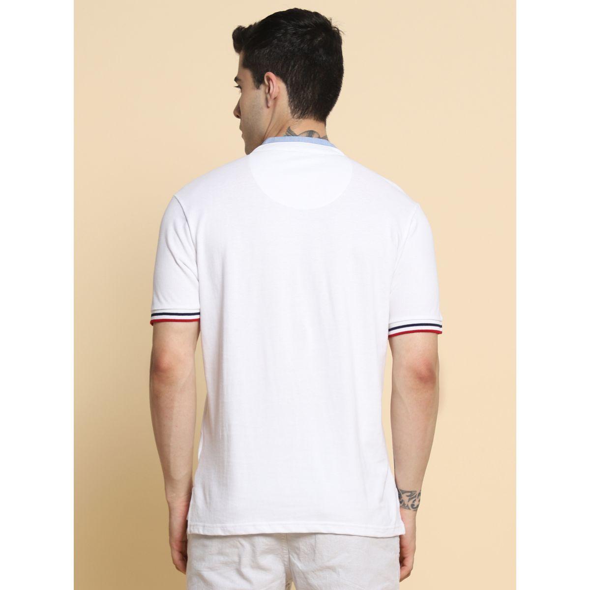 تيشيرت بياقة بولو وقصة سليم فت دينيس لينجو × ستايلي-men-clothing-tshirtsandpolos-tshirts-image-3