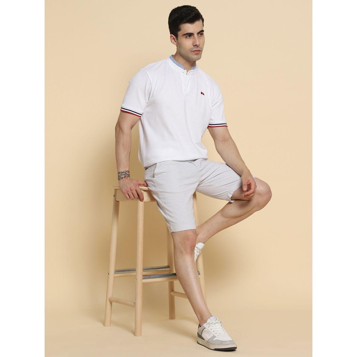 تيشيرت بياقة بولو وقصة سليم فت دينيس لينجو × ستايلي-men-clothing-tshirtsandpolos-tshirts-image-4