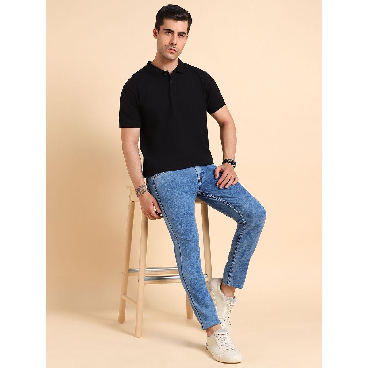 تيشيرت بولو بقصة سليم فت مع اكمام قصيرة دينيس لينجو × ستايلي-men-clothing-tshirtsandpolos-polos-image-4