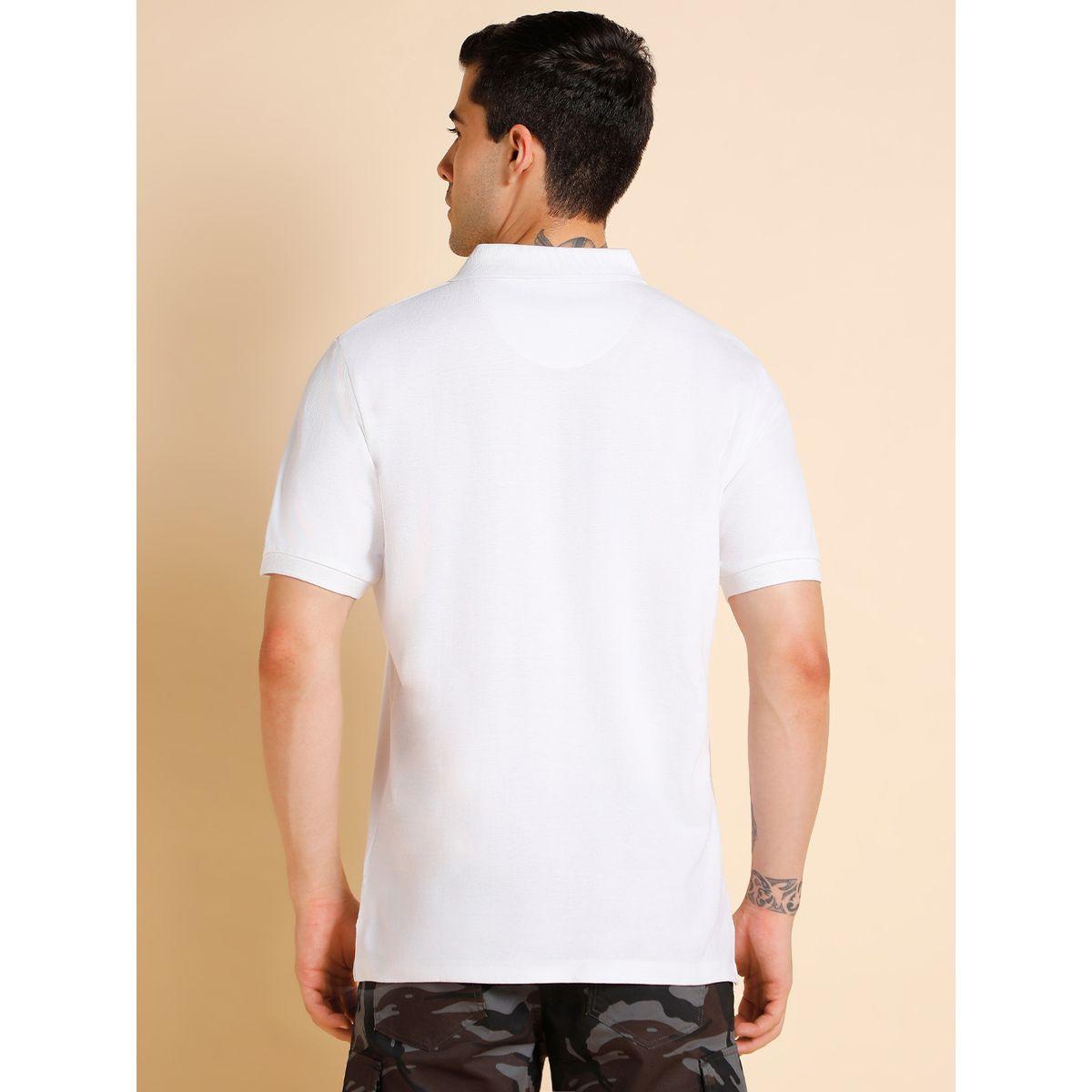تيشيرت بولو بقصة سليم فت دينيس لينجو × ستايلي-men-clothing-tshirtsandpolos-polos-image-3