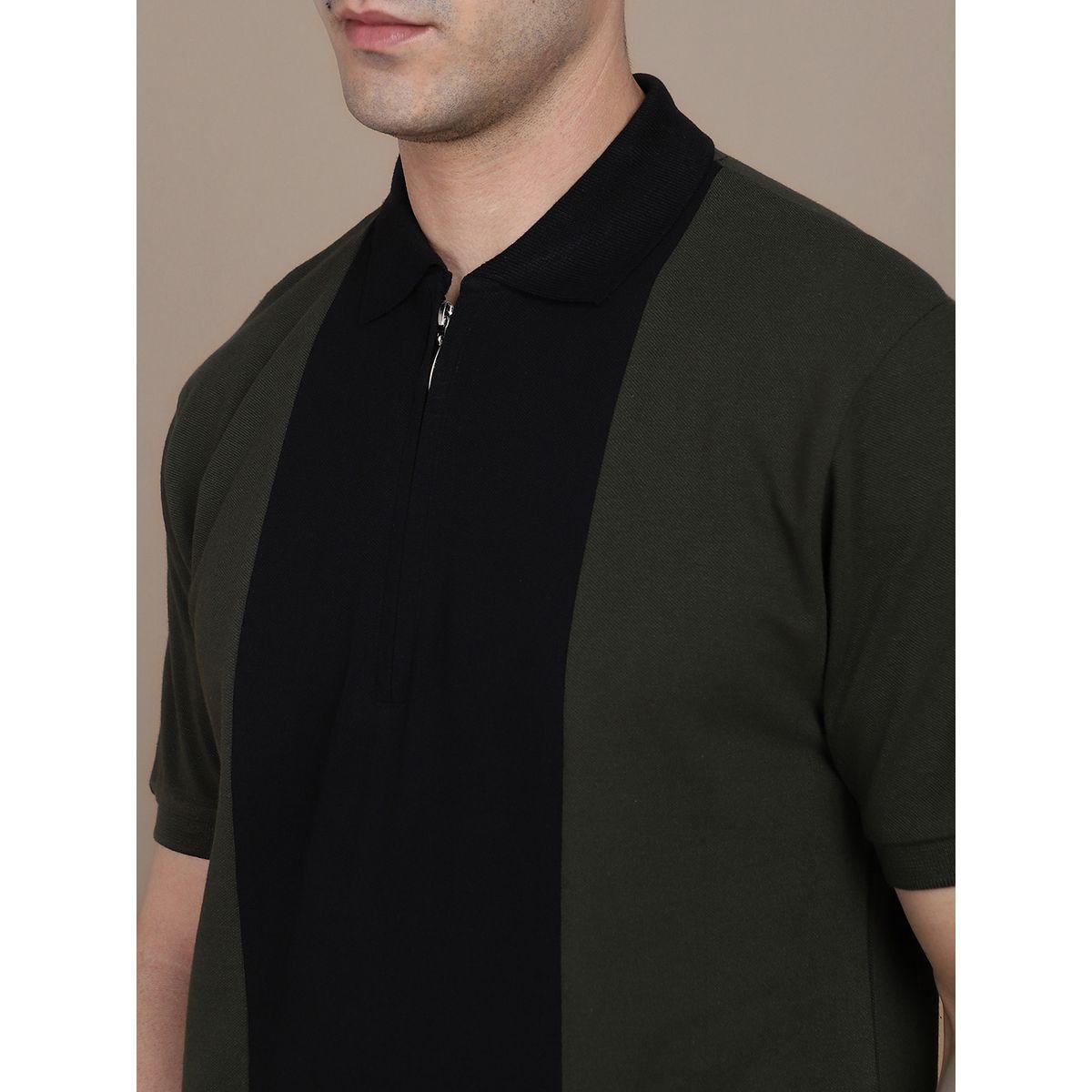 Dennis Lingo X Styli  Colorblock Slim Fit Polo with Zip Detail-men-clothing-tshirtsandpolos-polos-image-2