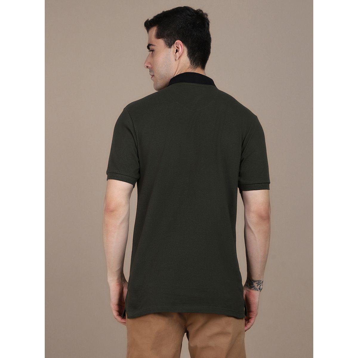 تيشيرت بولو بقصة سليم فت ونمط كتل الالوان دينيس لينجو × ستايلي-men-clothing-tshirtsandpolos-polos-image-3