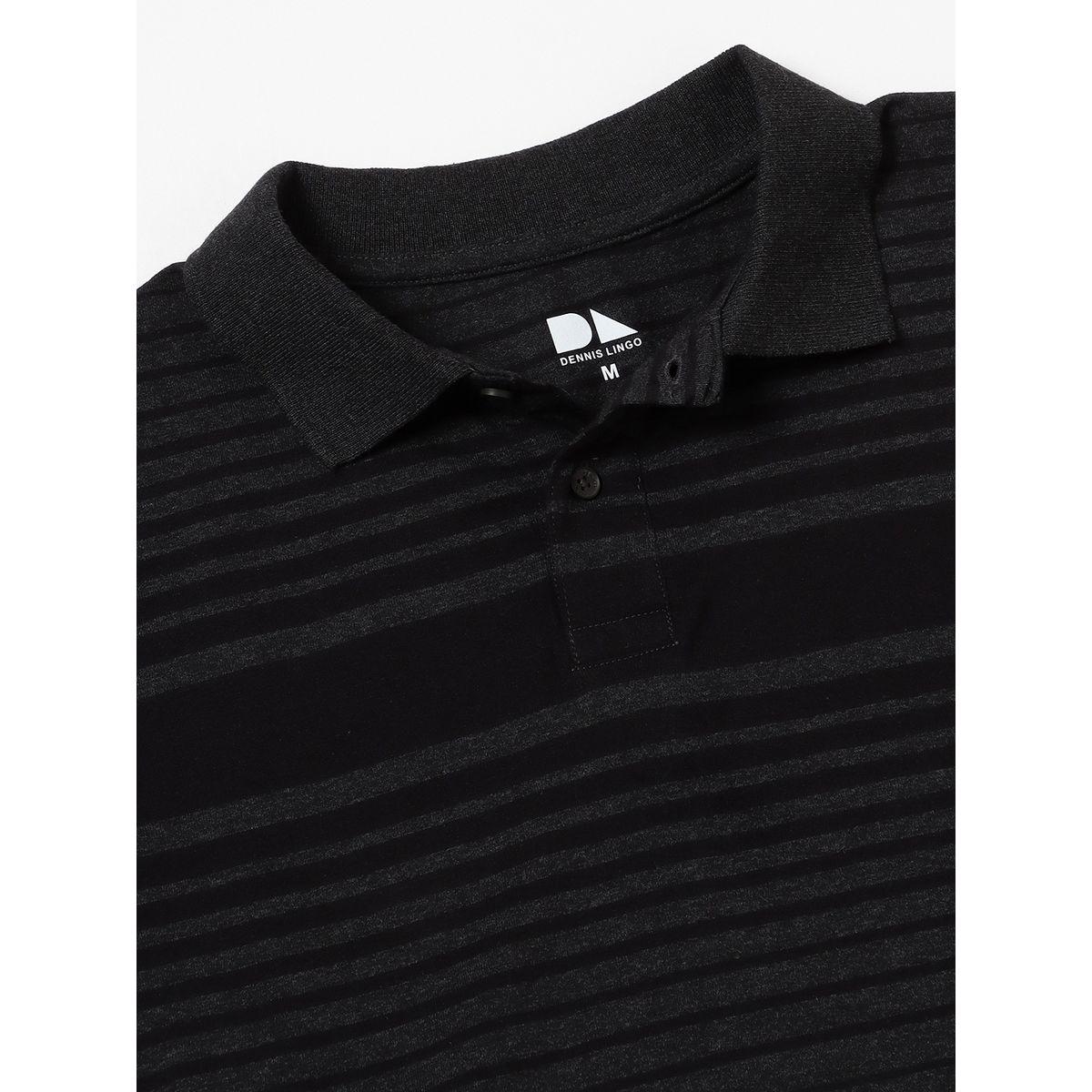 تيشيرت بياقة بولو وقصة سليم فت دينيس لينجو × ستايلي-men-clothing-tshirtsandpolos-tshirts-image-4