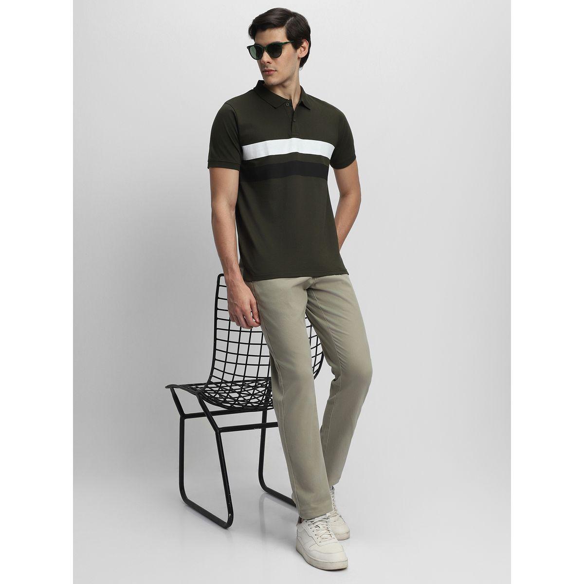 تيشيرت بياقة بولو وقصة سليم فت دينيس لينجو × ستايلي-men-clothing-tshirtsandpolos-polos-image-3