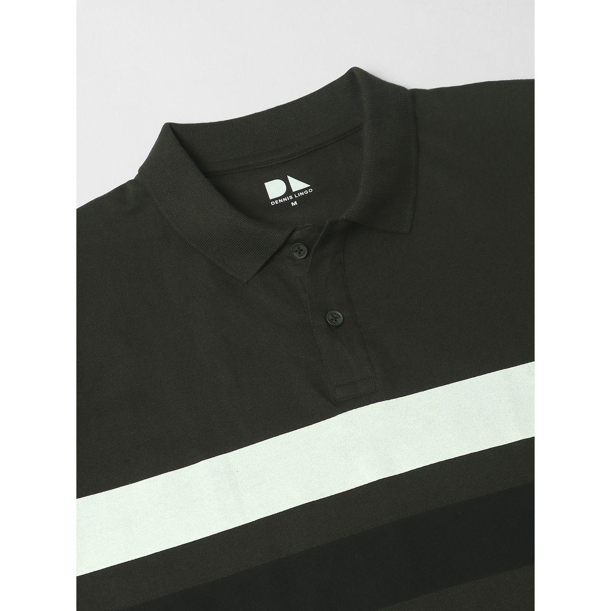 تيشيرت بياقة بولو وقصة سليم فت دينيس لينجو × ستايلي-men-clothing-tshirtsandpolos-polos-image-4