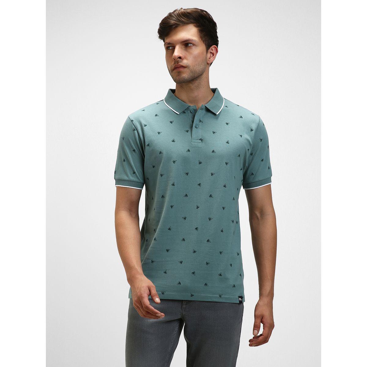 تيشيرت بولو بقصة سليم فت دينيس لينجو × ستايلي-men-clothing-tshirtsandpolos-polos-image-1