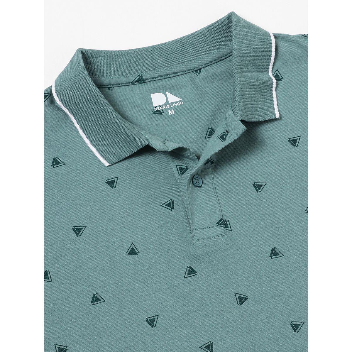 تيشيرت بولو بقصة سليم فت دينيس لينجو × ستايلي-men-clothing-tshirtsandpolos-polos-image-4