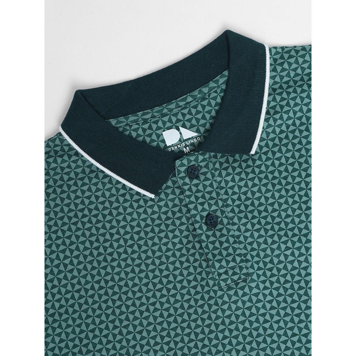 تيشيرت بولو بقصة سليم فت دينيس لينجو × ستايلي-men-clothing-tshirtsandpolos-polos-image-4