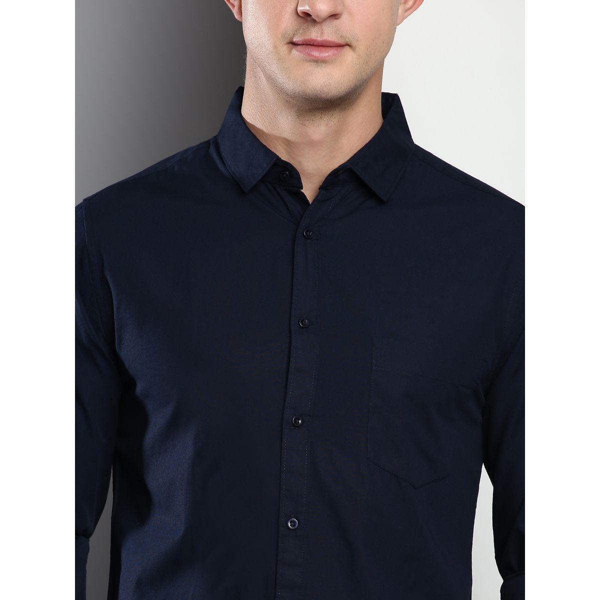 Dennis Lingo X Styli  Solid Casual Spread Shirt-men-clothing-shirts-image-2