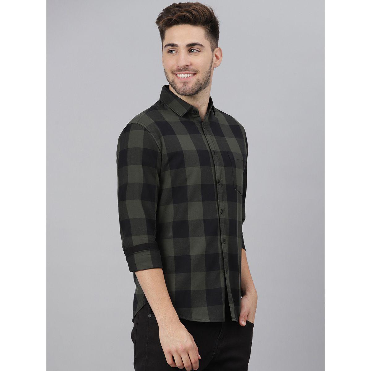 Dennis Lingo X Styli  Checked Slim Fit Casual Shirt-men-clothing-shirts-image-1