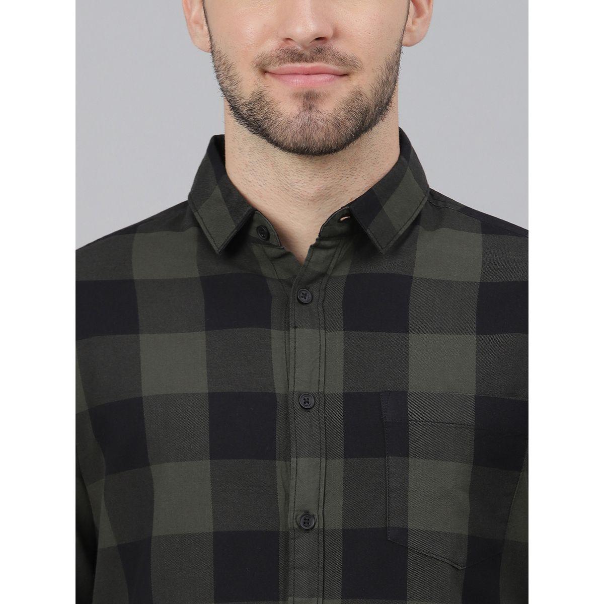 Dennis Lingo X Styli  Checked Slim Fit Casual Shirt-men-clothing-shirts-image-2