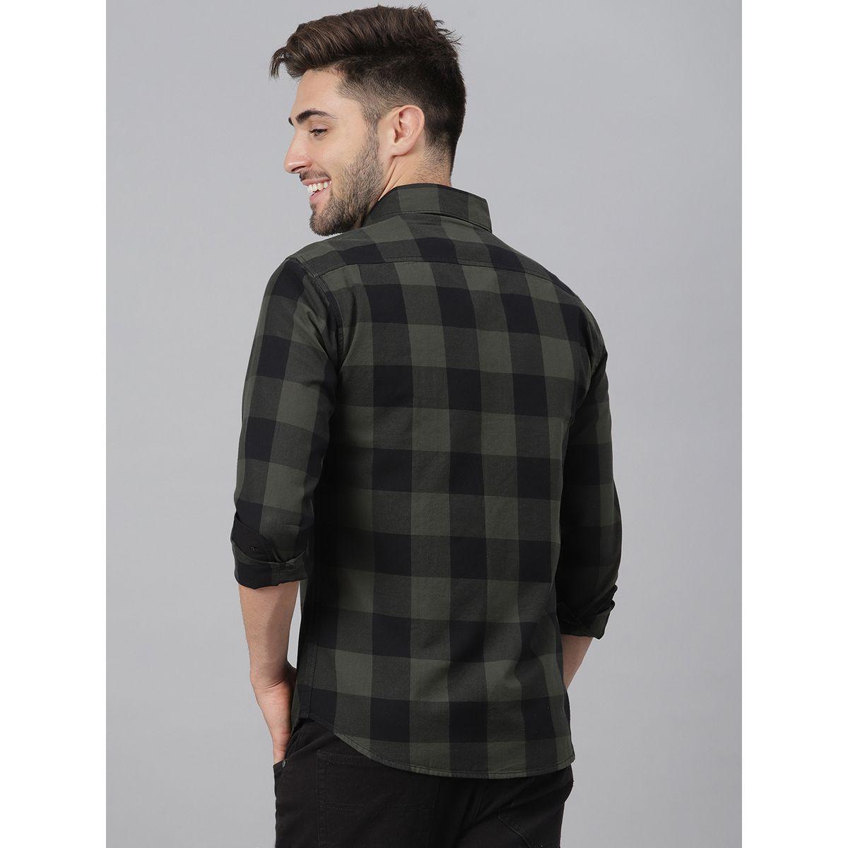 Dennis Lingo X Styli  Checked Slim Fit Casual Shirt-men-clothing-shirts-image-3