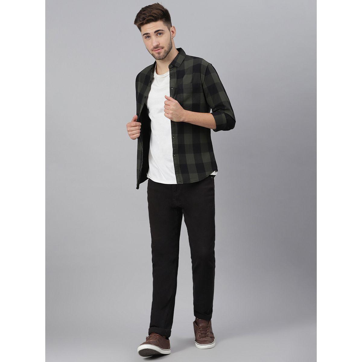 Dennis Lingo X Styli  Checked Slim Fit Casual Shirt-men-clothing-shirts-image-4
